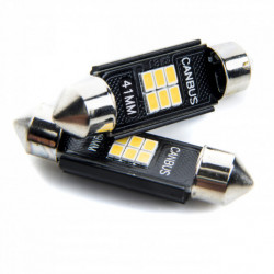 C10W LED крушка (6 x SMD 2016) 42 mm 6000k canbus