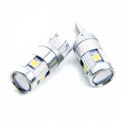 W5W LED крушка (5 x philips SMD 3030) 6000k canbus