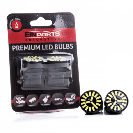 W21W LED крушка (18 x SMD 4014) 6000k
