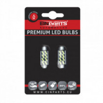 C10W LED крушка (8 x SMD 7020) 42 mm 6000k canbus