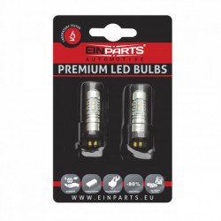LED крушка PW24W (10 x SMD 2323) 6000k 12/24V