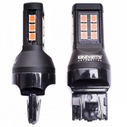 W21/5W LED крушка (21 x SMD 2835) червена canbus