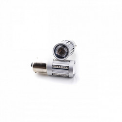 P21W LED крушка (66 x SMD 2016) червена canbus