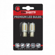 P21W LED крушка (66 x SMD 2016) оранжева canbus