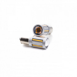 P21W LED крушка (66 x SMD 2016) оранжева canbus
