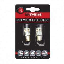 Py21W LED крушки (6 x SMD 1860) оранжеви canbus