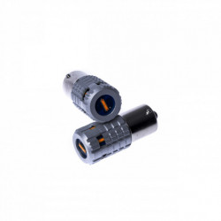 Py21W LED крушки (6 x SMD 1860) оранжеви canbus