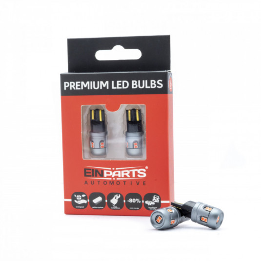 W5W LED крушка 12 SMD 2016 canbus червена