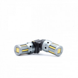 P27W LED крушка 3156 66 SMD 2016 canbus янтар