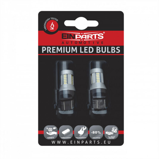 W21/5W LED крушка (30 x SMD 4014) 6000k