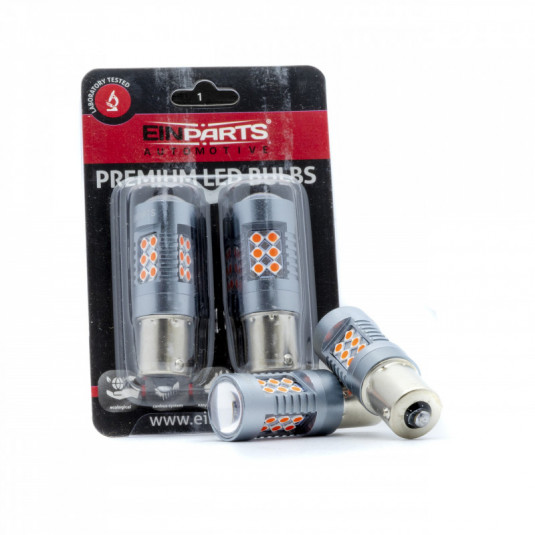 P21W LED крушка 24 SMD 3030 червена canbus