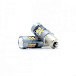 Py21W LED лампа 24 SMD 3030 амбър canbus