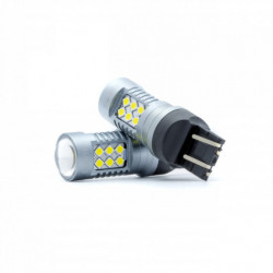 W21/5W LED лампа 24 SMD 3030 бяла canbus