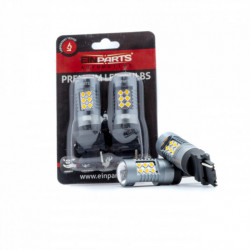 P27W LED крушка (24 x SMD 3030) оранжева canbus