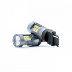 P27W LED крушка (24 x SMD 3030) оранжева canbus