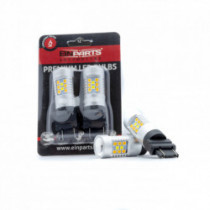 P27/7W LED лампа 24 SMD 3030 бяла/амбър canbus