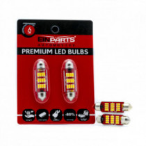 C10W LED крушка 42mm 12 SMD 4014 5000k canbus