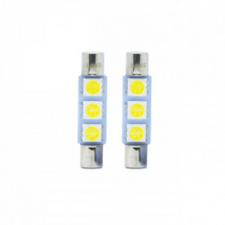 C3W LED крушка (3 x SMD 4014) 31 mm 5000k canbus