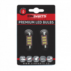 C10W LED крушка (12 x SMD 4014) 39 mm 6000k canbus