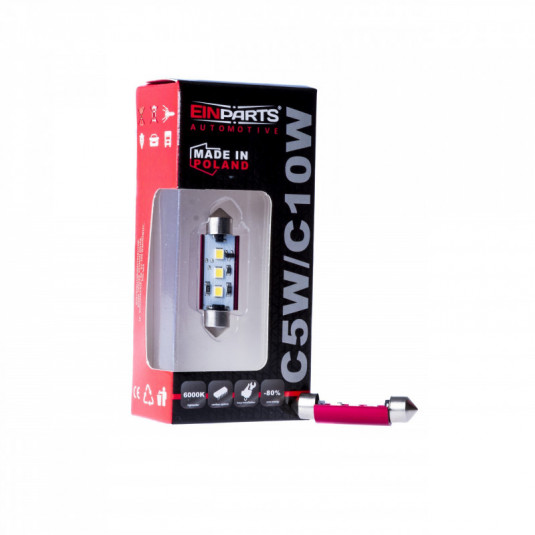 C10W LED крушка 42mm 3SMD 2835 samsung LED canbus