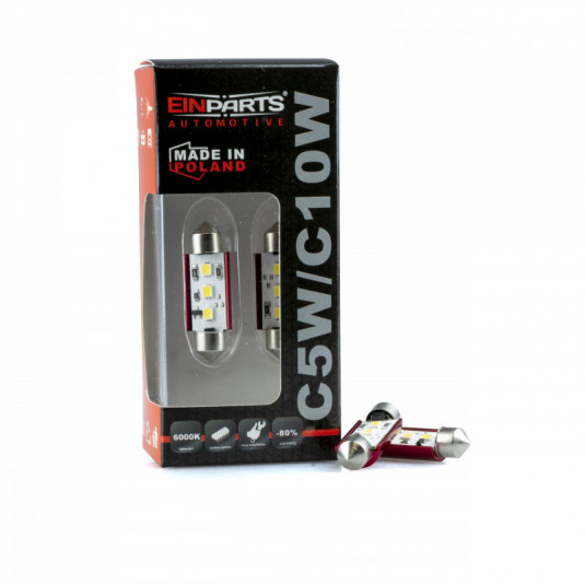 Led крушка c10W 39mm 3SMD 2835 samsung LED canbus