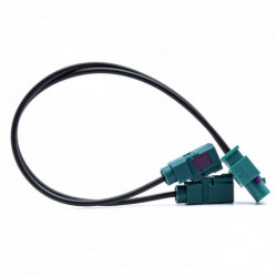 Антенен ISO адаптер Audi Mercedes Seat Skoda Volkswagen Bmw Opel Citroen Peugeot Renault V2