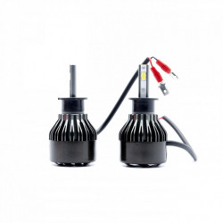 H3 LED крушка 24W (2 x LED flip chip) 6000k canbus 12/24V