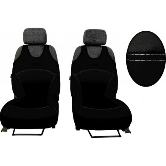Автомобилни тениски Active Sport Alcantara A черни (Alcantara-кожа)