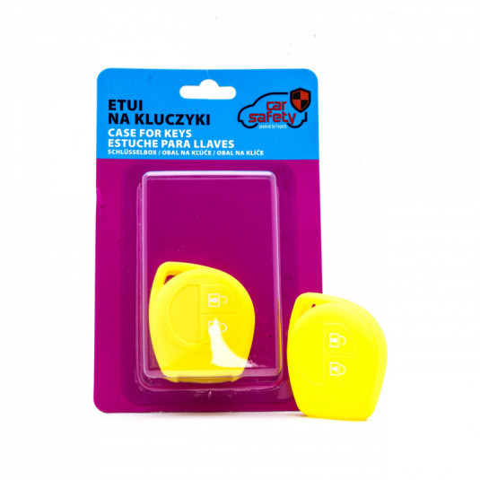 Epkc37 силиконов калъф за ключове - жълт Fiat Opel Suzuki