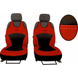 Автомобилни тапицерии Active Sport Alcantara A тъглово червени (Alcantara-кожа)