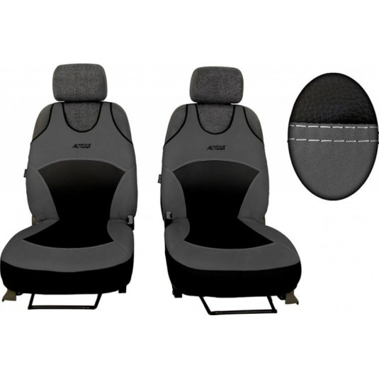 Автомайки Active Sport Alcantara A светло сиви (Alcantara-кожа)