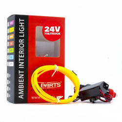 LED светловодна лента 1m (амбер) 24V