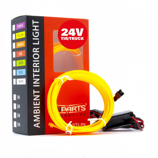 LED светлопровод лента 2m (амбър) 24V
