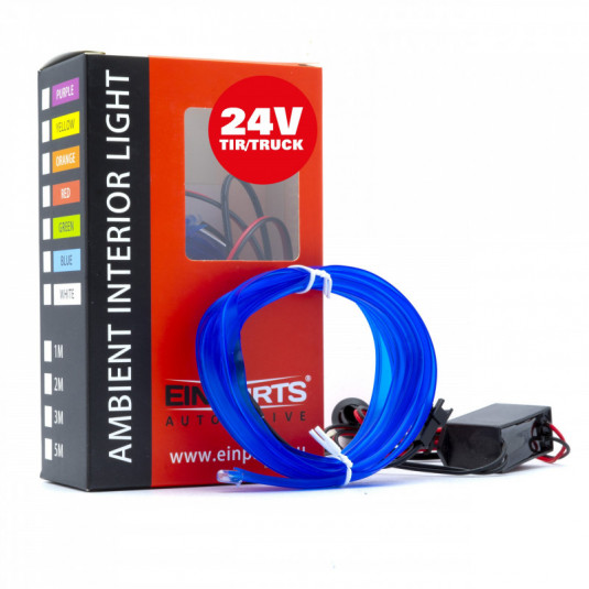 LED светловолновод 2м (синя) 24V