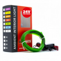 LED светлопровод 2m (зелен) 24V