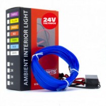 LED светловоден лентички 3m (синя) 24V