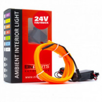 LED световоден ленти 3m (оранжева) 24V