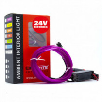 LED светлопровод 3m (виолетов) 24V