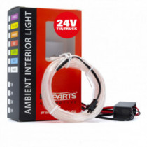 LED светловоден лентичка 3m (бяла) 24V
