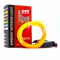 LED светлинна лента 5m (амбър) 24V