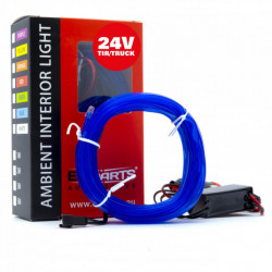 LED светловоден лентата 5m (синя) 24V