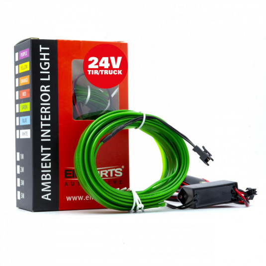 LED светлинен пасик 5m (зелен) 24V