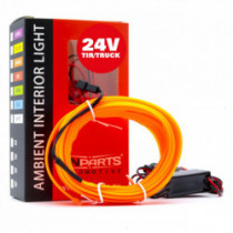 LED светлолучева лента 5m (оранжева) 24V