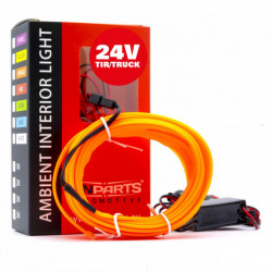 LED светлолучева лента 5m (оранжева) 24V