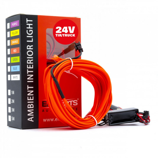 LED светлинна лента 5m (червена) 24V