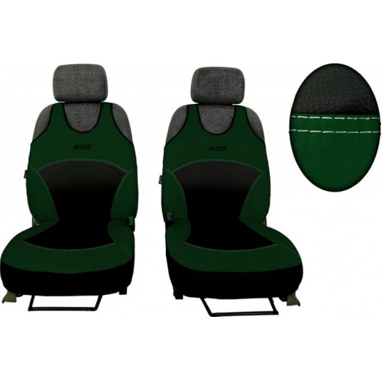 Автомобилни тениски Active Sport Alcantara A зелени (Alcantara-кожа)