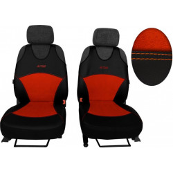Автомобилни възглавници Active Alcantara B тухлено червено (Кожа-алкантара)