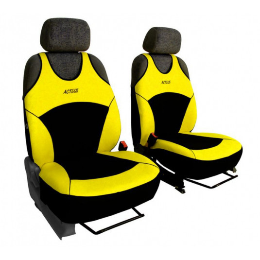 Автотриколки Active Sport Fabric A жълти (Velour-velour)
