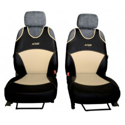 Автомобилни тениски Active Sport Leather бежови (Кожа)