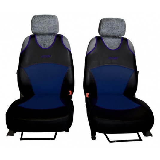 Автомобилни чаршафи Active Sport Leather сини (Кожа)